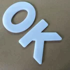 Customized Font Free Design Crystal Acrylic Letters Large Plastic Letters