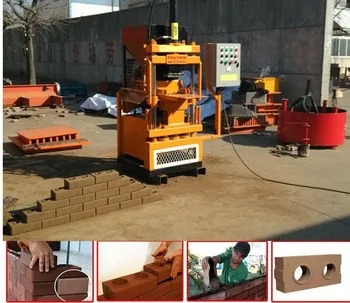 automatic red soil sand brick making machine, press machine clay brick sy1-10