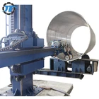 Anhui Jotun machinery automatic polishing flanging machine for Ss tank head surface finish treatment