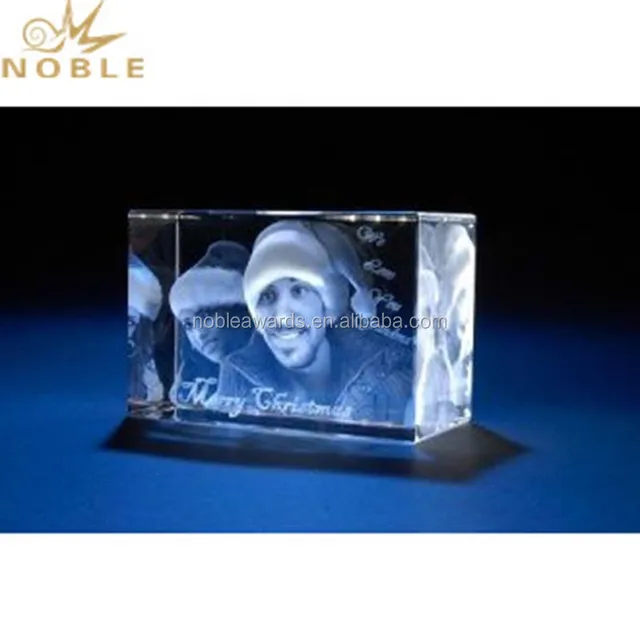 photo birthday gift 3d laser crystal cube as home decoration