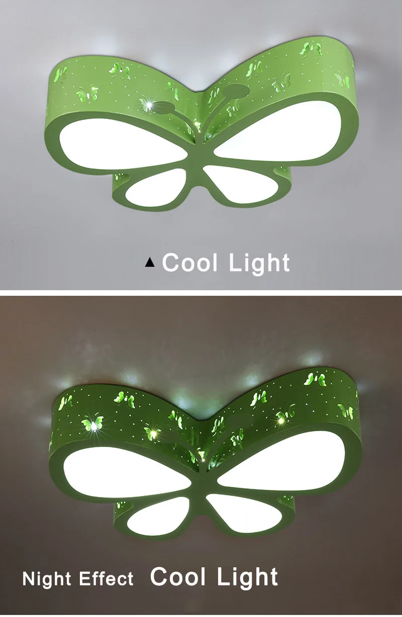 2019 Fumat Colorful Butterfly Ceiling Lights Lovely Led Cartoon Plafon Lamp For Children S Bedroom Kindergarten For Kids Room Techo From Goods520