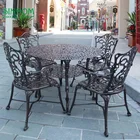 hot sale luxury aluminum table, high quality aluminum furniture