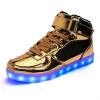 High Top Casual Led Light up Sport Shoes Men, Adult Gold LED Light up Shoes, bulk led shoes wholesale 
High Top Casual Led Light up Sport Shoes Men, Adult Gold LED Light up Shoes, bulk led shoes wholesale