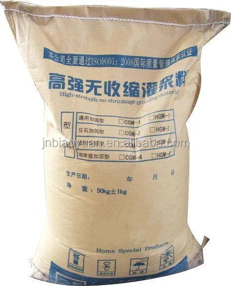 Special Grout-used Raw Materials And Additives