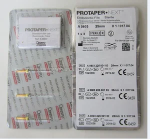 dental protaper next files for endodontic treatment