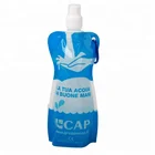 Uni pak packaging 500ml drinking water pouch with spout plastic Sachets bag for water