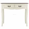 China manufacturer entrance modern furniture white wood console table