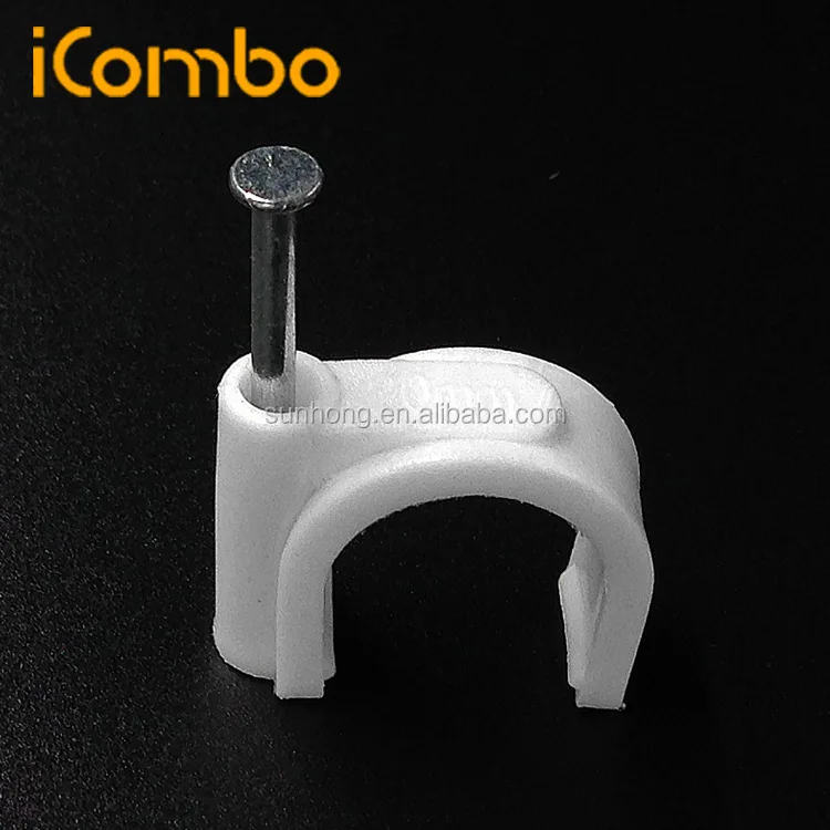 20mm Metal Wire Organizer Electric Extension Cord Wall Clips Clamps