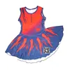 Female Sport Suit/Ladies Sports Top Oem Cheerleader Costume Uniform Dress Skirt