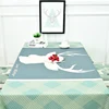 Nordic Deer Printed thick home hotel Linen Cotton Table Cloth Tovaglia