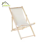 Outdoor Furniture Beach Chair Wooden Beach Lounge Chair Wholesale Wood Beach Outdoor Relax Lounge Deck Chair