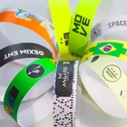YUEYI High Quality Color Coated Duplicate Number Adjustable Tyvek Paper Wristband QR Code With Serial Number