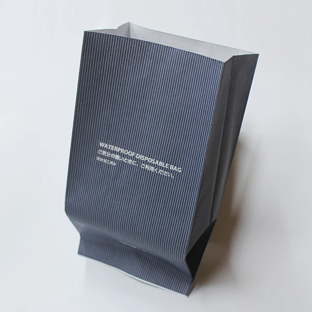 paper air sickness bag