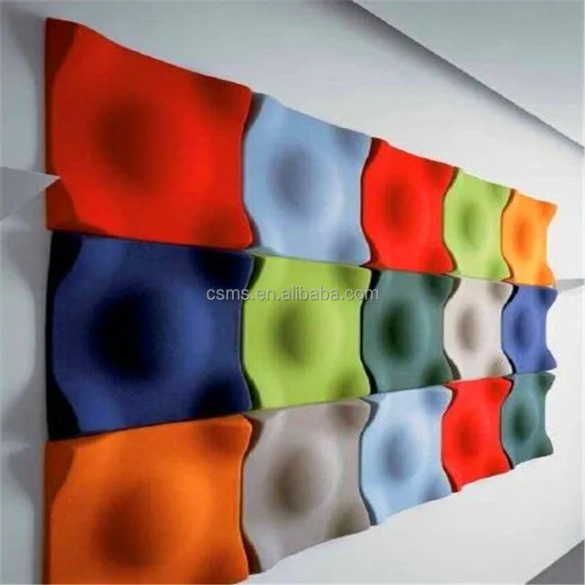 Factory Cheap Acoustic 3d Wall Decoration Panel