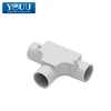 YOUU electric pipe australia standard pvc pipe fitting tee Conduit Inspection Tee IT20 25 32 pvc pipe fittings