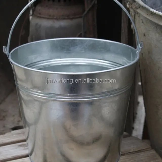small silver pails