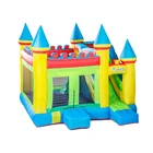 Airmyfun pvc custom kids best sale outdoor wholesale inflatable water jumping castle slide parts with swimming pool