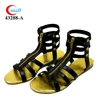 2017 excellent fashion snake style new design closed toe sandals