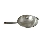 30cm 304 stainless steel wok with S/S handle glass lid fry pan cooking pot cookware IH induction in stock clearance sale
