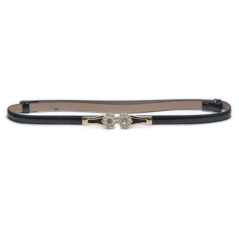 Luxury Rhinestone Flower Black Leather Adjustable Women Belt Slim Ceinture Femme Ladies Waist Belt For Wedding Party Bg-735
Luxury Rhinestone Flower Black Leather Adjustable Women Belt Slim Ceinture Femme Ladies Waist Belt For Wedding Party Bg-735