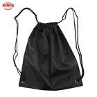 Promotional Logo Printed Folding Sport Backpack Drawstring Bag Pull String Bags