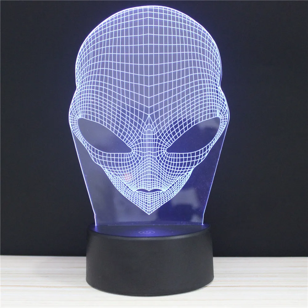christmas gifts electric led night light 3d illusion lamps