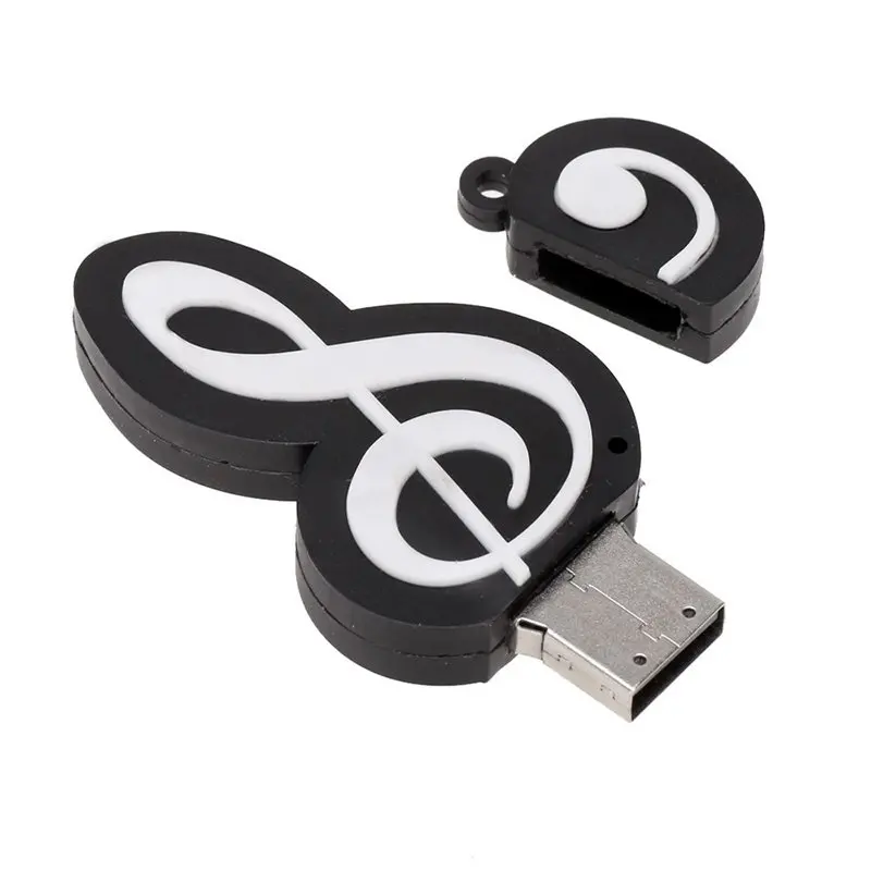 Cartoon Music note Usb flash drive 8GB 16GB 32GB Musical notation Pen drive
