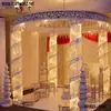 2019 Decorative crystal lighted mandap with led light,crystal wedding backdrop(MBD-006)