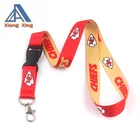 Eco-friendly polyester lanyard cheap printed personalized lanyards with logo custom