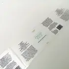Gold foil Green Foil Clear Transparent bopp film with Matte Lamination Cosmetic Packaging Private Label Sticker Printer