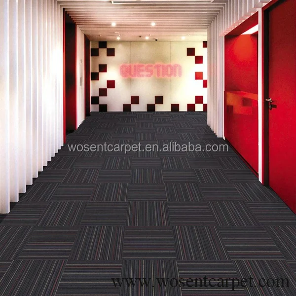 Wholesale dark color commercial fireproof 100% polypropylene carpet
