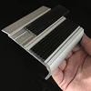2 Rubber Ribbed Strips Aluminum Stair Nosing