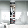 Furniture overlay closet interior sliding door glass wardrobe