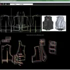 BOK pattern design garment CAD software system with super nesting and auto marker intelligent garment CAD system