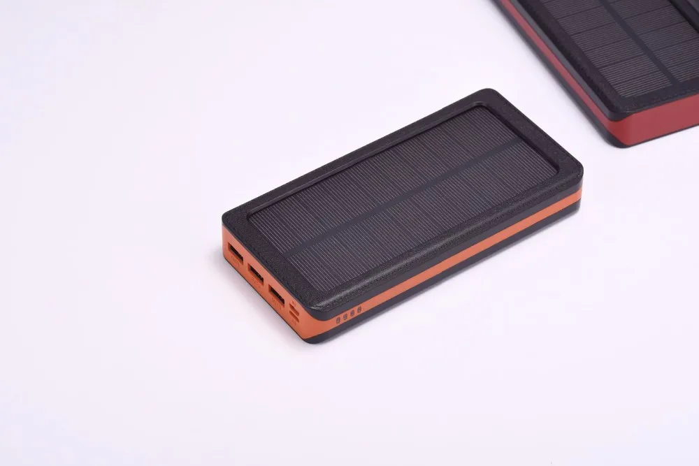 Alibaba No.1 Waterproof Real 20000mAh Solar Power Bank For Iphone X With Led Torch - ANKUX.COM