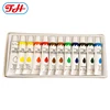 12 colors oil paint color drawing set can do customer logos