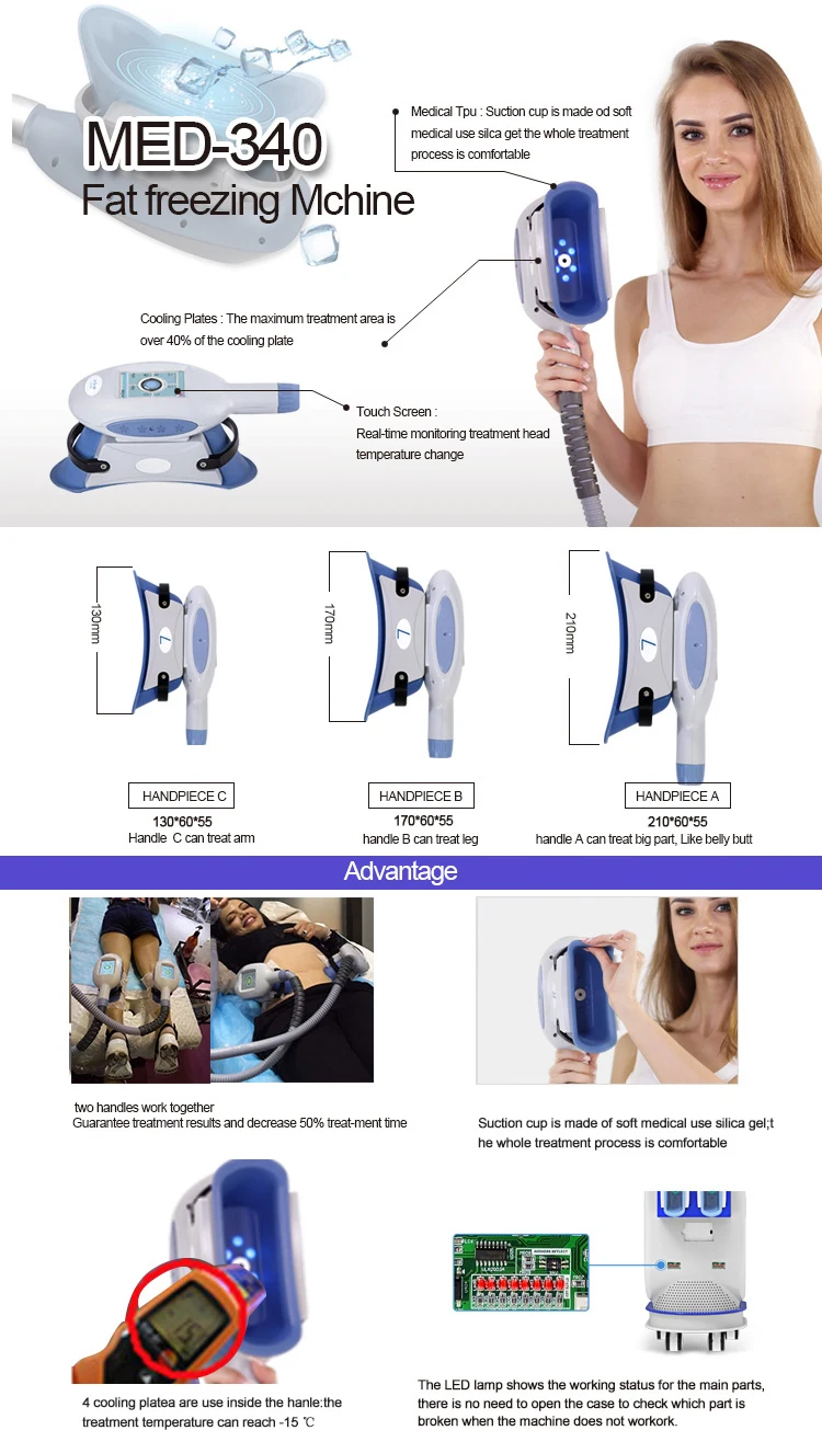 Beijing KES fat freezing cryo fat reducing slimming beauty machine cellulite