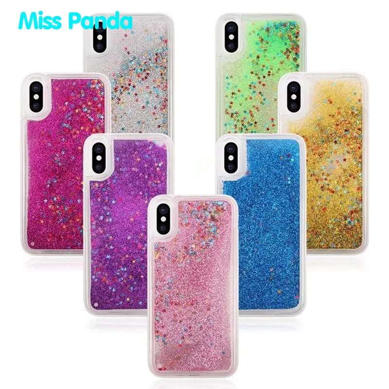 High quality Liquid quicksand star tpu back case cover for iphone x phone case, As shown in website
High quality Liquid quicksand star tpu back case cover for iphone x phone case, As shown in website