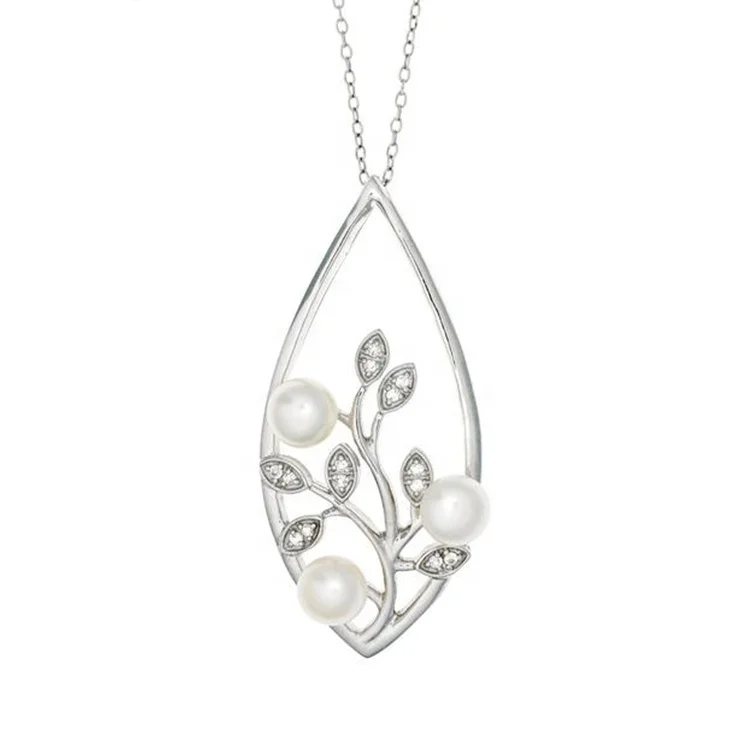 unique leaves design freshwater pearl necklace 925 sterling jewelry mother's day pendant gifts with multi pearl for mothers 
unique leaves design freshwater pearl necklace 925 sterling jewelry mother's day pendant gifts with multi pearl for mothers