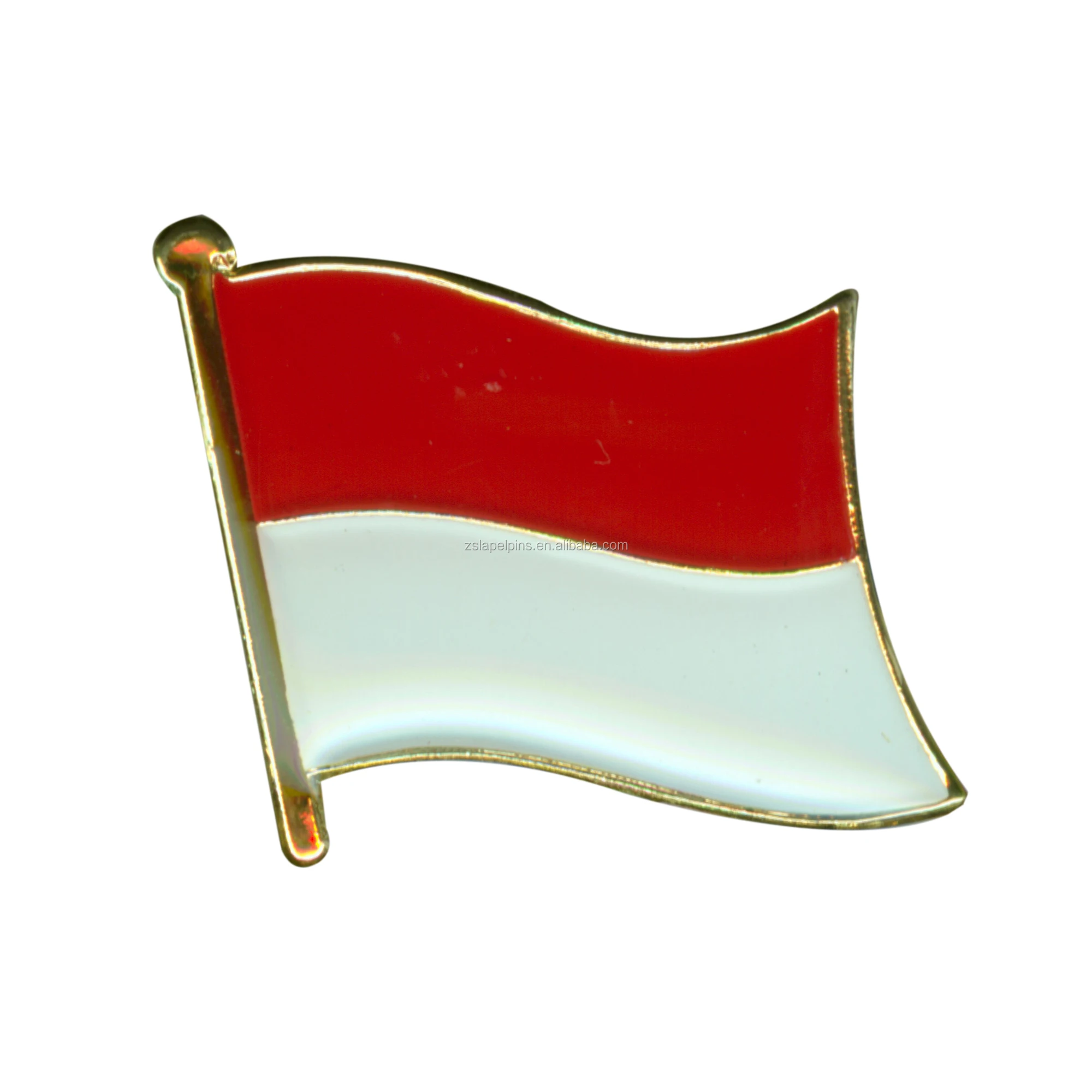 indonesia country flag lapel pin