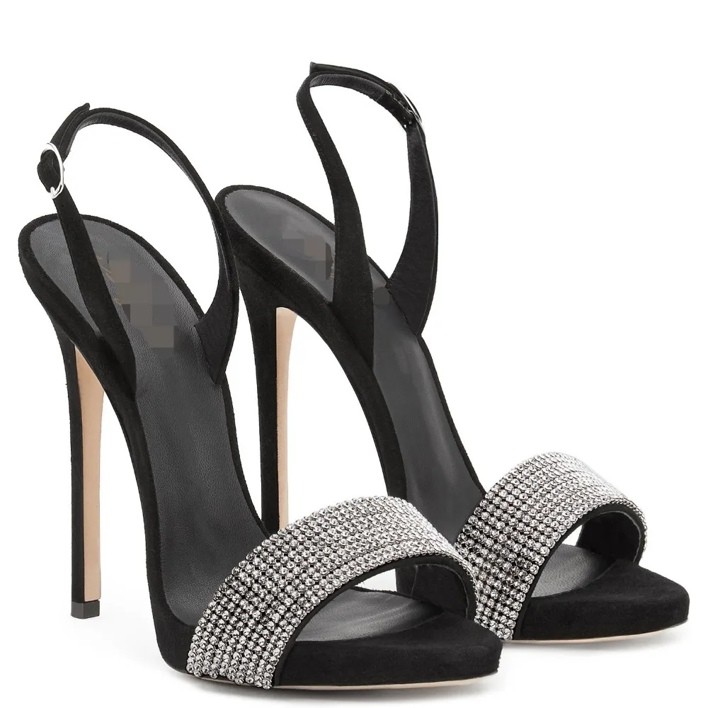 HMS69 2019 thin high heel crystal sude martial sandals women dress shoes heels, Red, black, silver
HMS69 2019 thin high heel crystal sude martial sandals women dress shoes heels, Red, black, silver