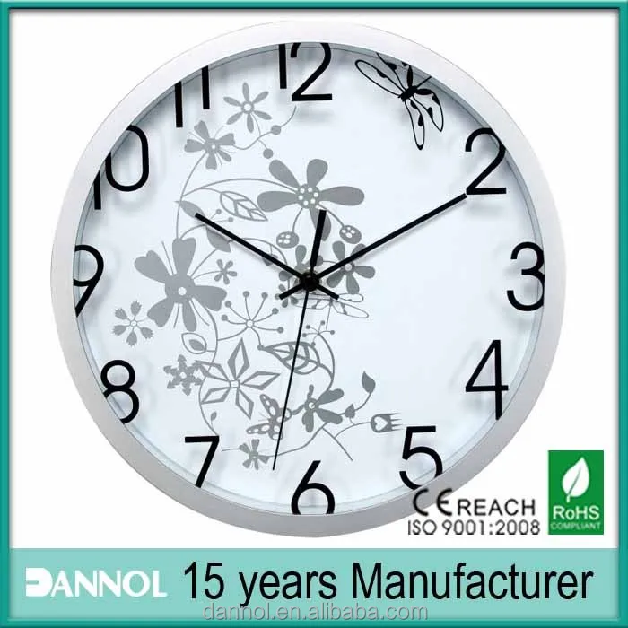 12 Inch Adornos Para El Hogar Wall Mounted Clocks For Gift Buy Clocks