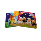 Custom english kids cardboard books baby story board book