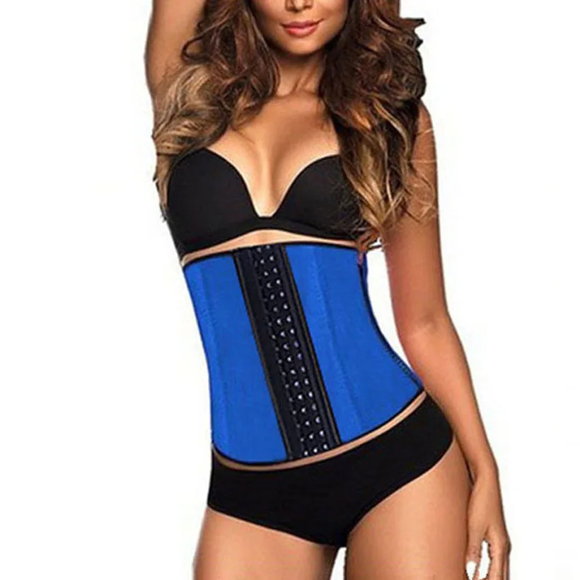Plus Size Women Latex Waist Trainer Blet Waist Training Vest Hot Body Shaper Waist Cincher And Waist Training Corsets