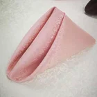 rose gold pink jacuard table decorations table cloth napkin for table