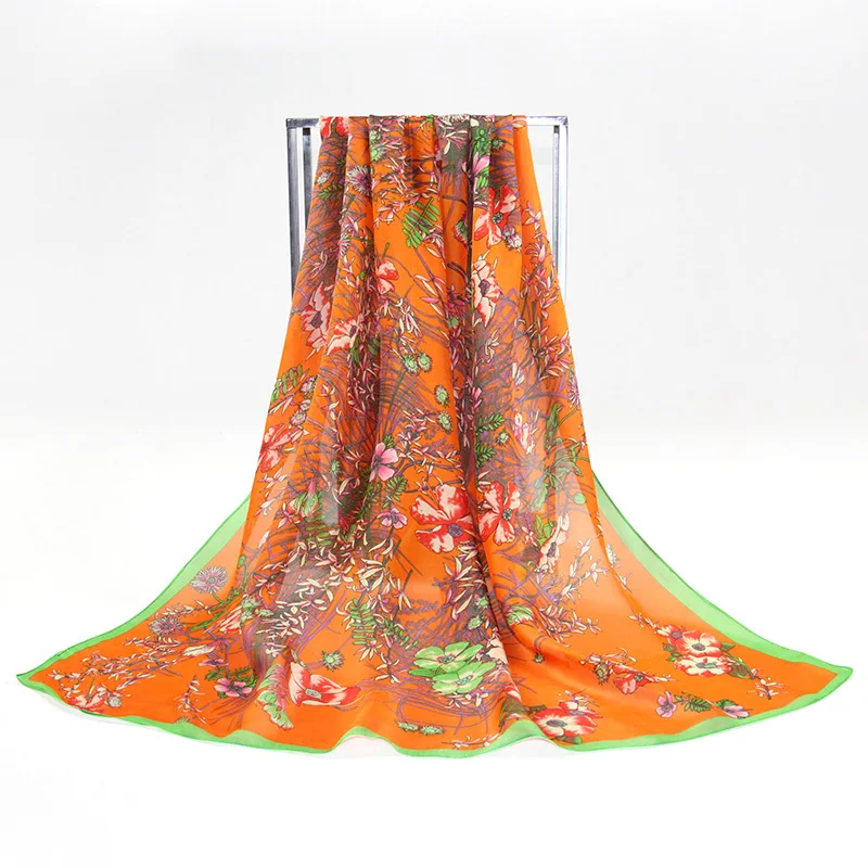 Brand Chiffon Beach Towels Silk Scarf 175*90cm foulard women shawls and scarves Cachecol Desigual PP663DL bufandas mujer 2015