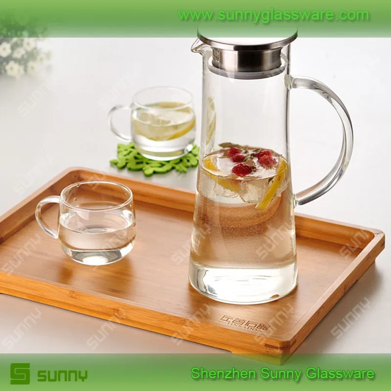 teapot cup set / heat resistant glass teaware set /tea pot glas