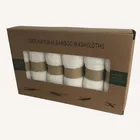 China Supplier Bamboo Fiber Wash cloths 25"x26" Baby Face Towel Bamboo Baby Washcloth