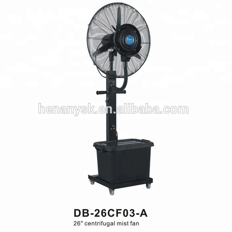 Pedestal Table Vapor Cooling In Pakistan With Spray India Chilled Water Cassette Type Mist Fan