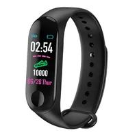 

Free Shipping 2019 Best Seller Fitness Tracker M3 Plus Watch Band Wristband Waterproof M3 Smart Bracelet